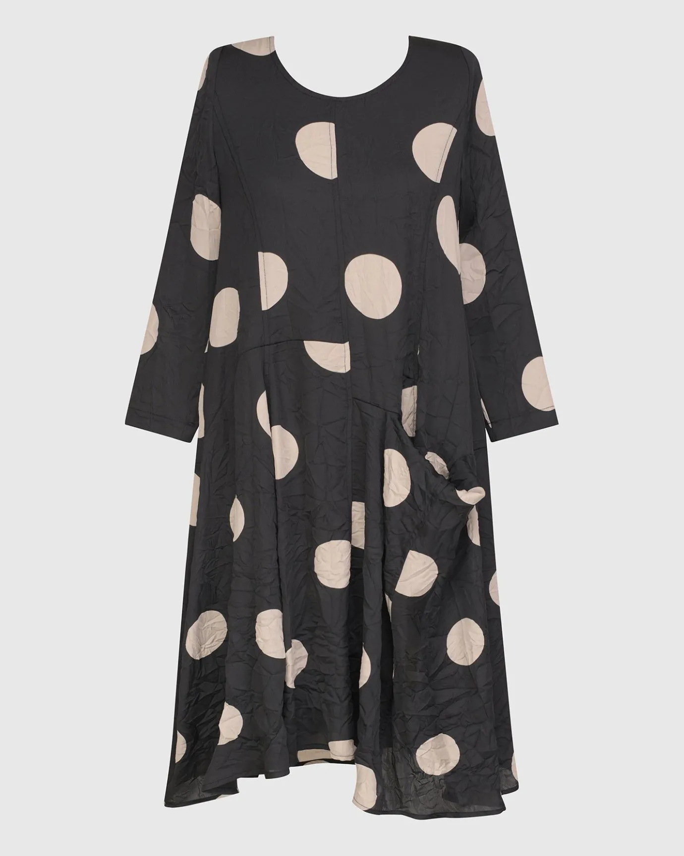 Women Alembika Plus<Bold Dot, Wonderful Dress, Moon