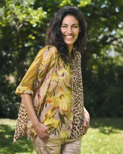 Women Alembika Plus<Bon Voyage Button Down Shirt, Mix