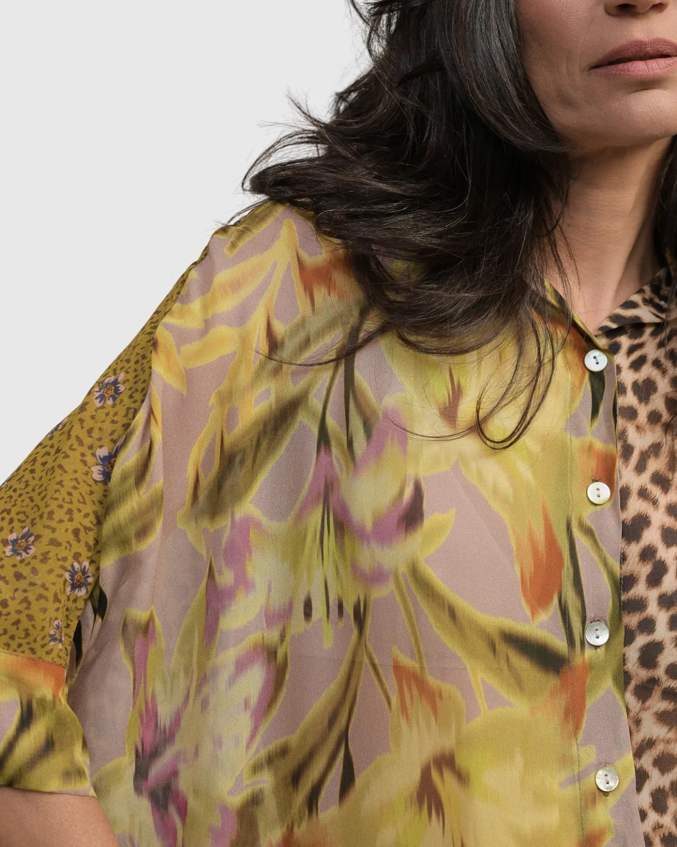 Women Alembika Plus<Bon Voyage Button Down Shirt, Mix