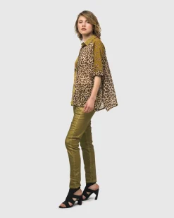 Women Alembika Plus<Bon Voyage Button Down Shirt, Mix