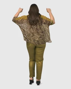 Women Alembika Plus<Bon Voyage Button Down Shirt, Mix