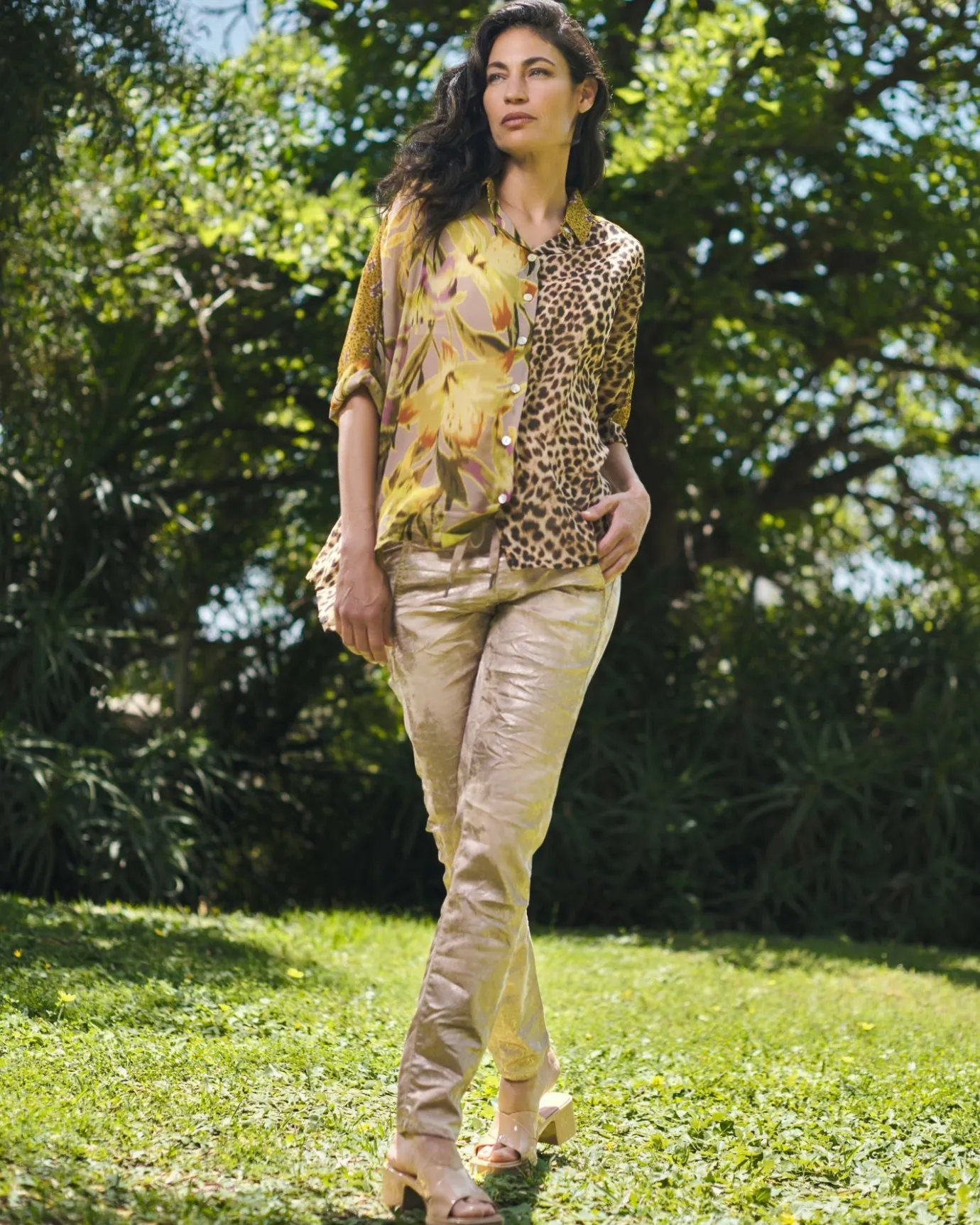 Women Alembika Plus<Bon Voyage Button Down Shirt, Mix