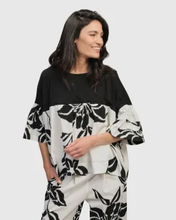 Women Alembika Tops & Tunics<Botanica Cha Cha Top, Lilly