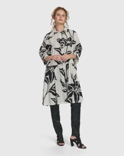 Women Alembika Plus<Botanica Oversized Babydoll Top, Lilly