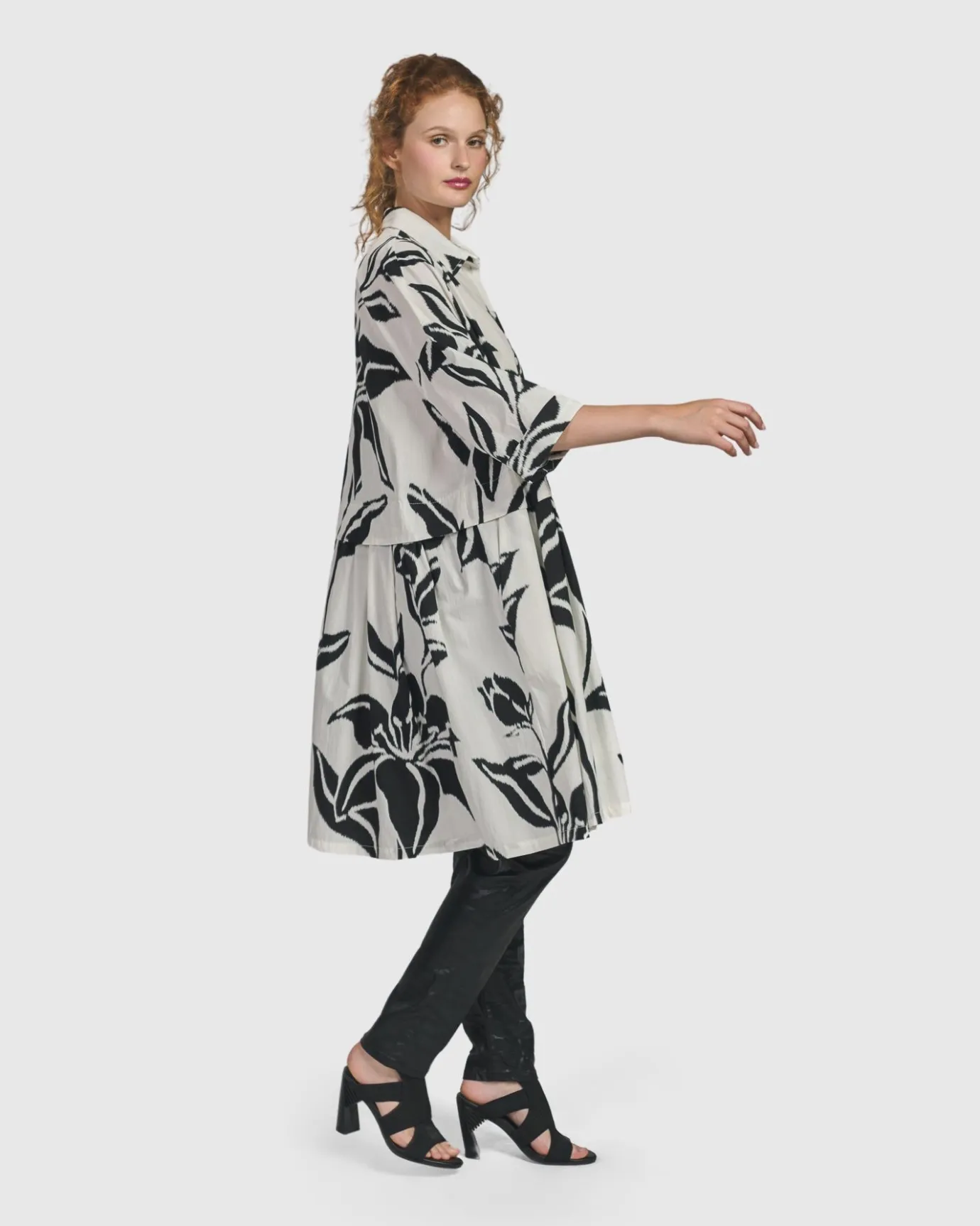 Women Alembika Plus<Botanica Oversized Babydoll Top, Lilly