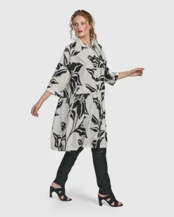 Women Alembika Plus<Botanica Oversized Babydoll Top, Lilly