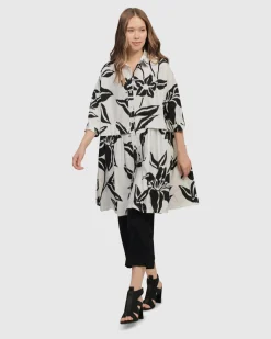 Women Alembika Tops & Tunics<Botanica Oversized Babydoll Top, Lilly