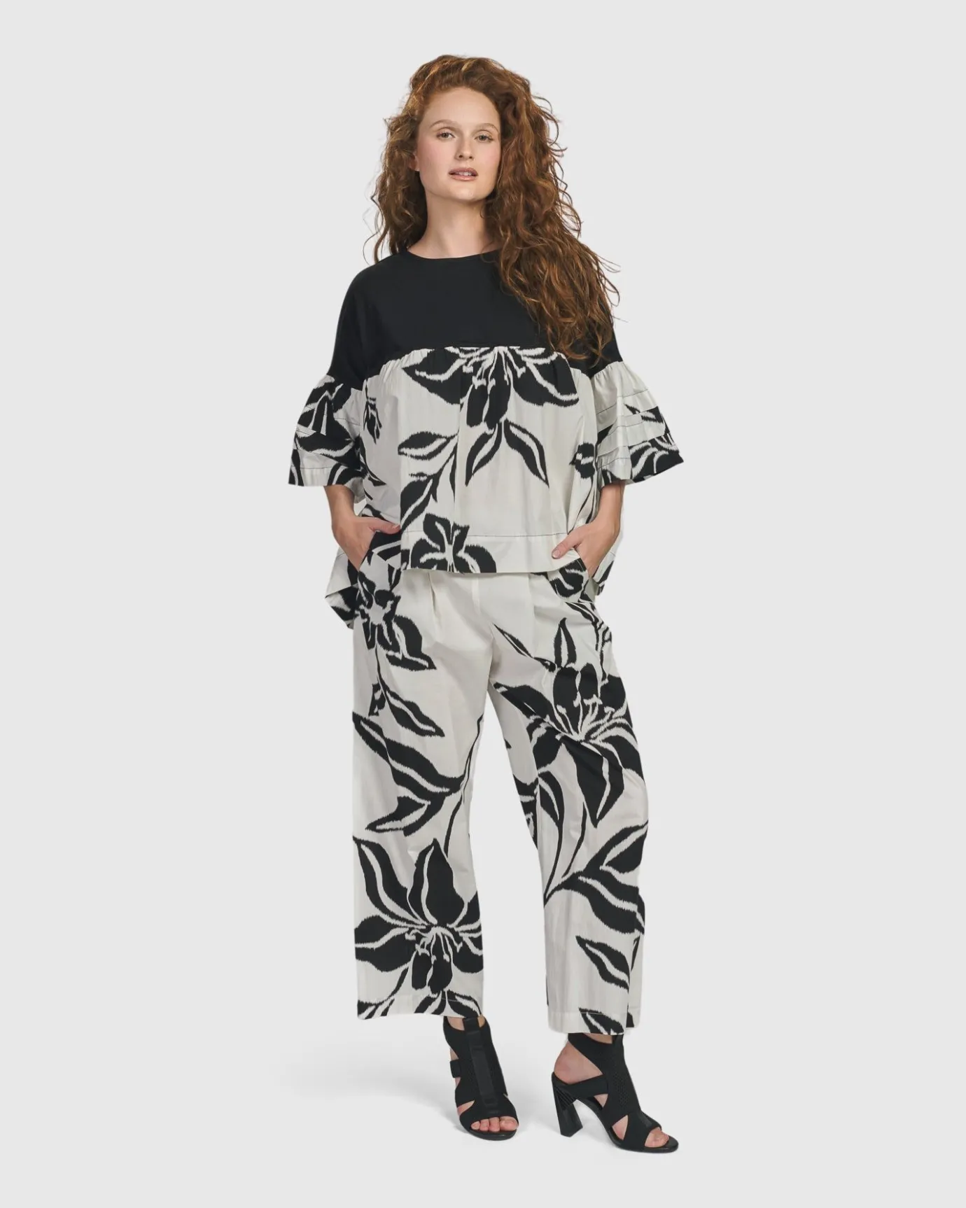 Women Alembika Plus<Botanica Straight Leg Pants, Lilly