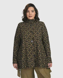 Women Alembika Plus<Boutique Swing Jacket, Ochre