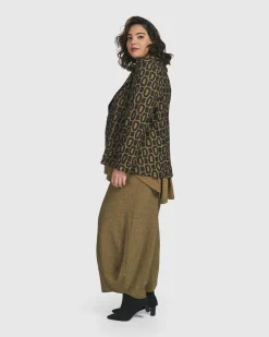 Women Alembika Plus<Boutique Swing Jacket, Ochre