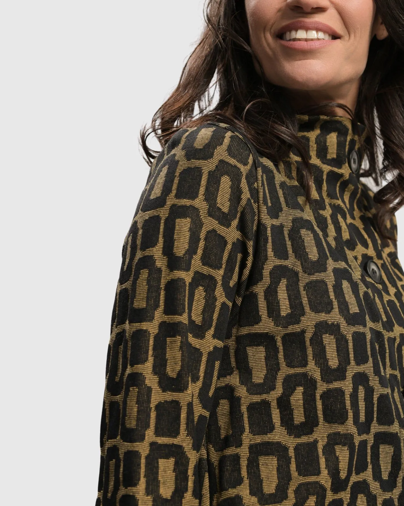 Women Alembika Jackets<Boutique Swing Jacket, Ochre