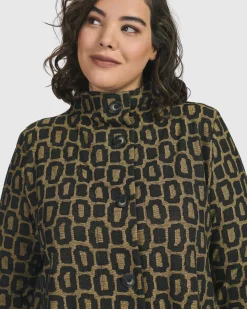 Women Alembika Jackets<Boutique Swing Jacket, Ochre