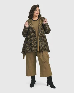 Women Alembika Jackets<Boutique Swing Jacket, Ochre