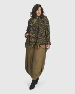 Women Alembika Jackets<Boutique Swing Jacket, Ochre