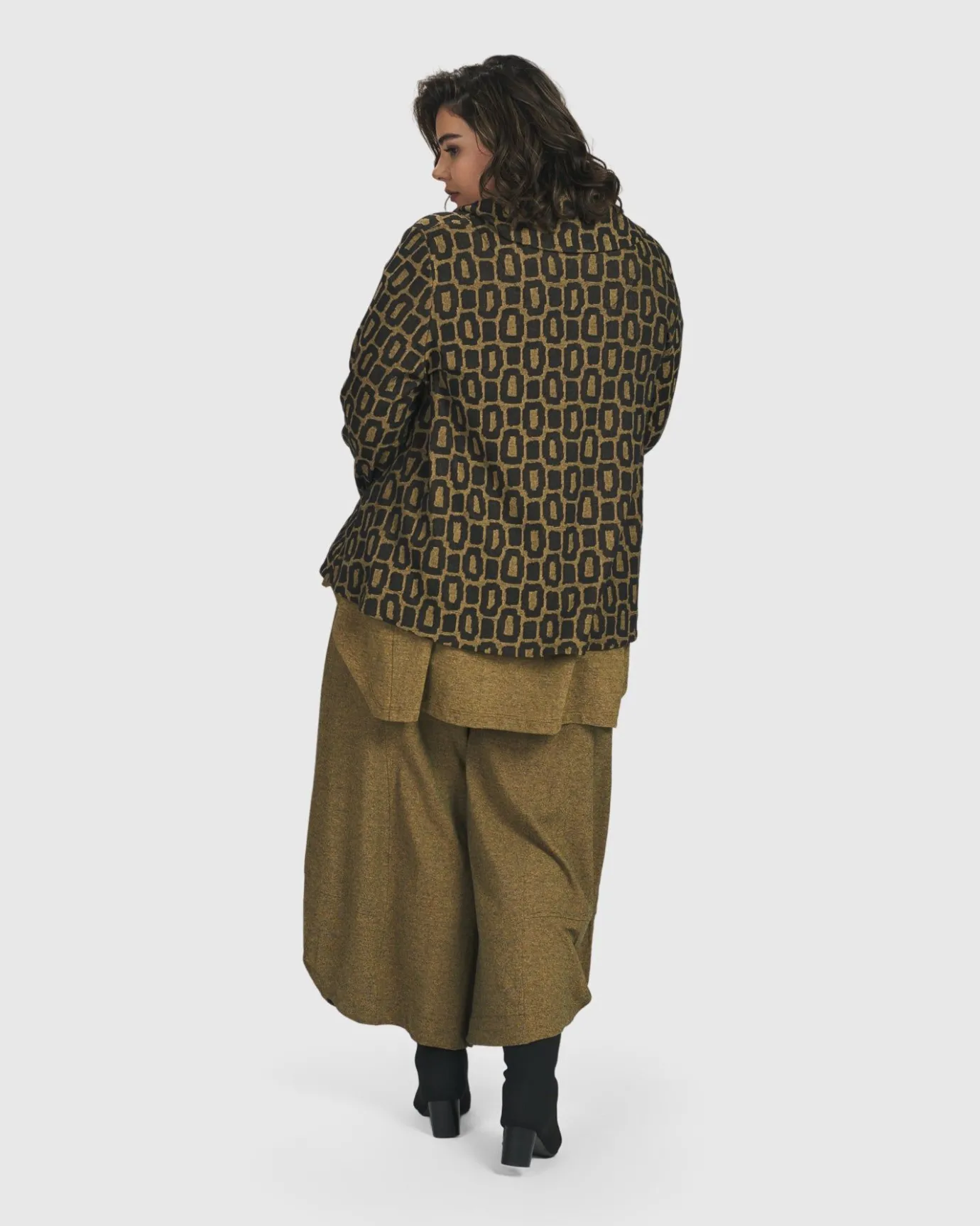 Women Alembika Jackets<Boutique Swing Jacket, Ochre