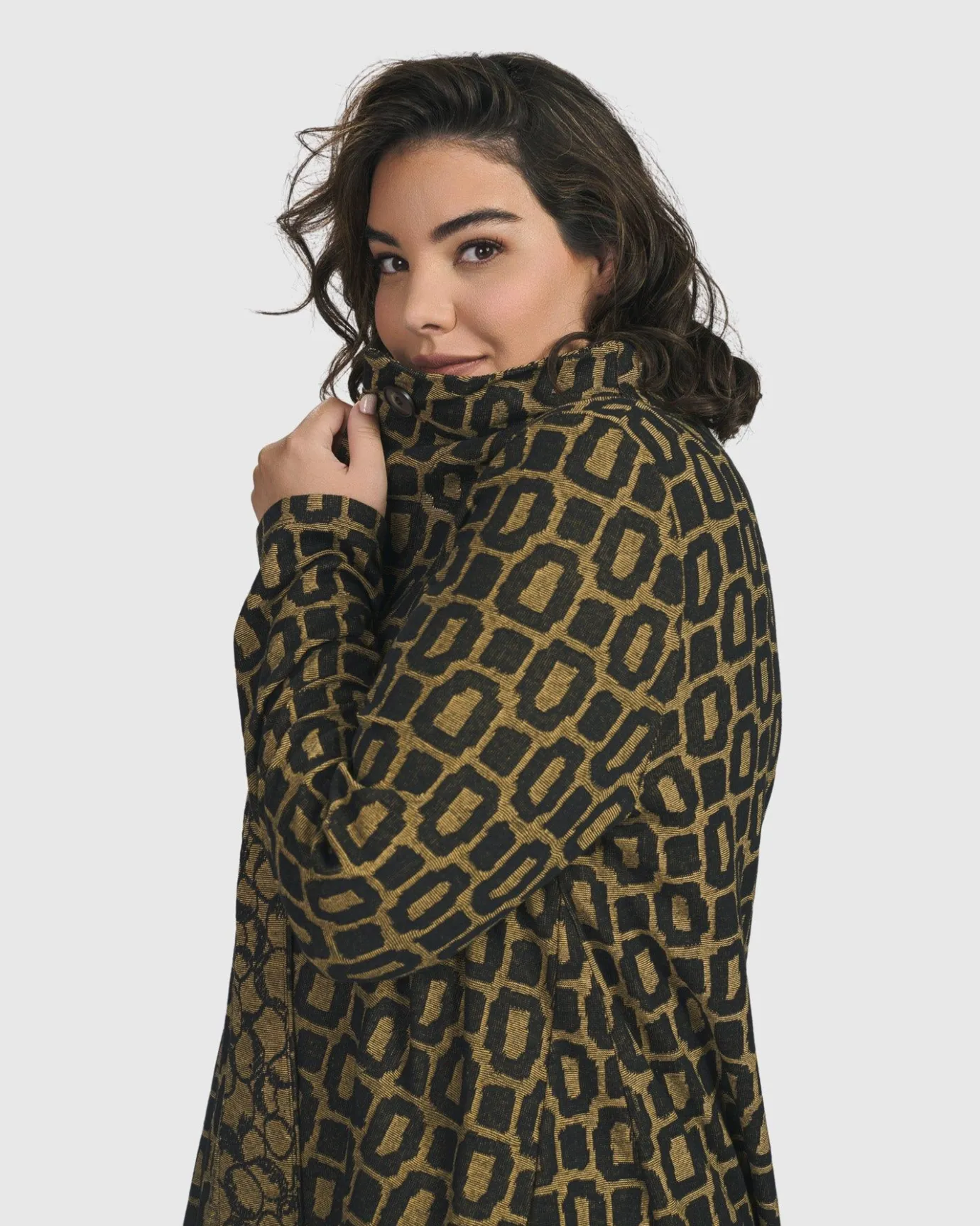 Women Alembika Jackets<Boutique Swing Jacket, Ochre