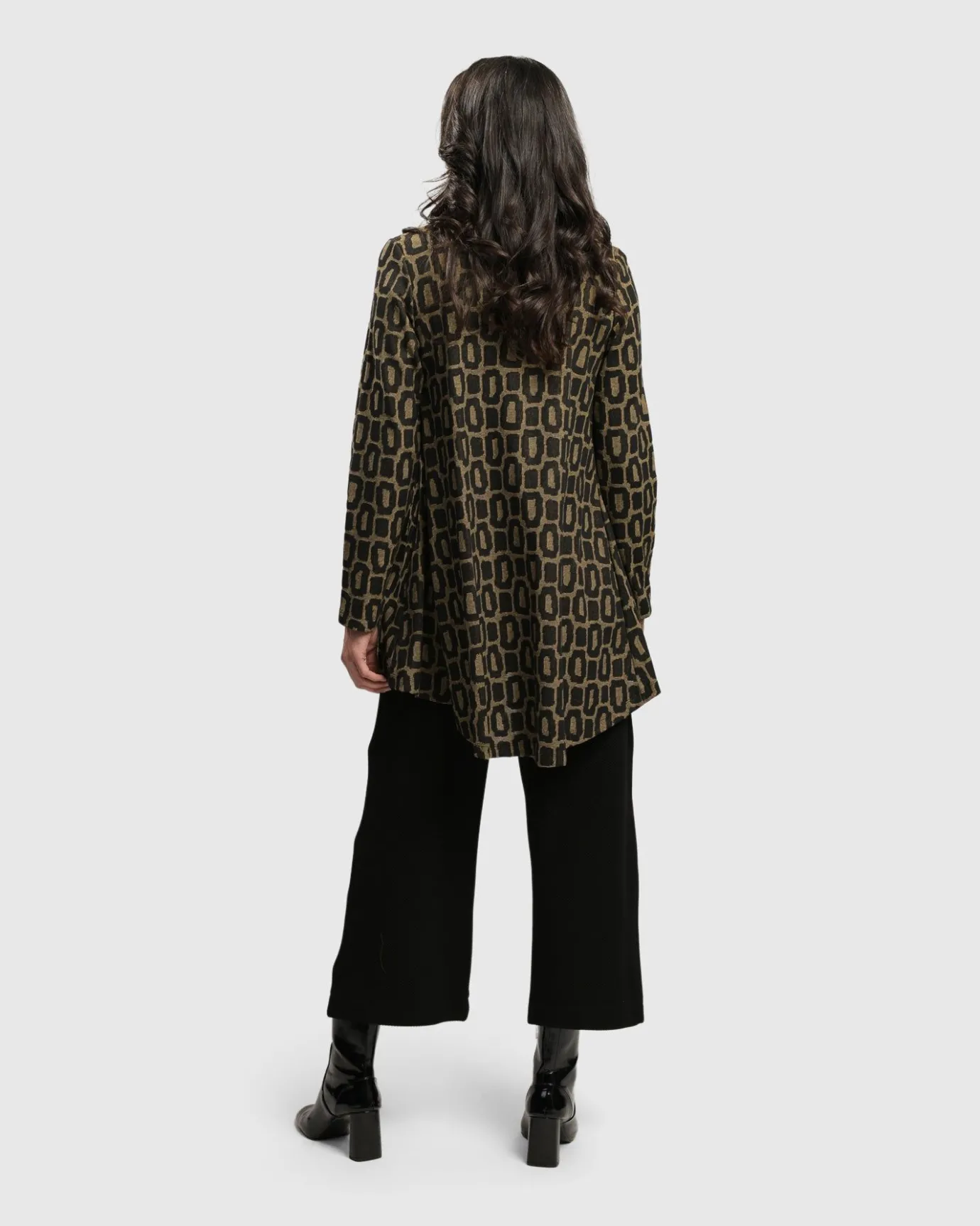 Women Alembika Jackets<Boutique Swing Jacket, Ochre