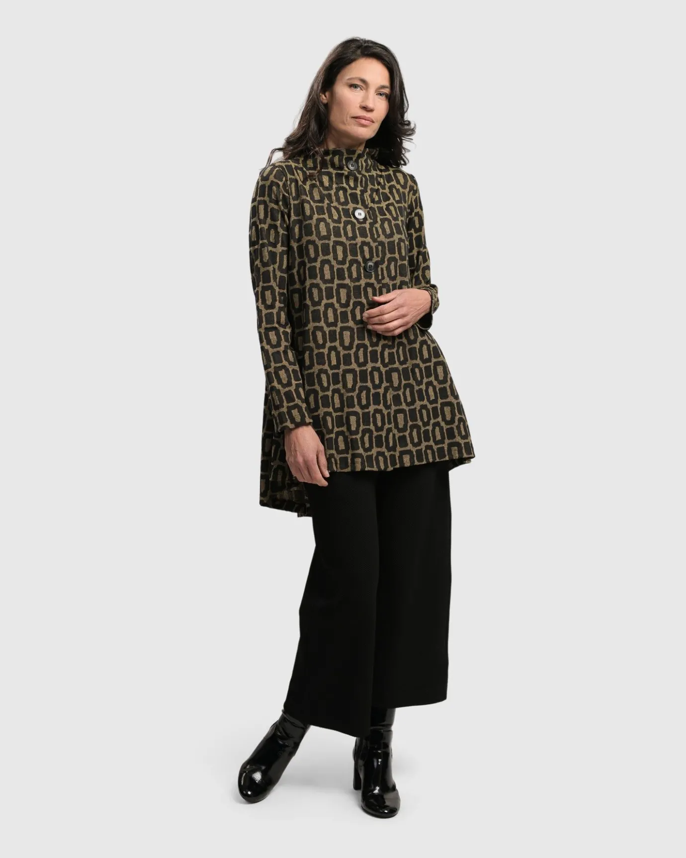 Women Alembika Jackets<Boutique Swing Jacket, Ochre