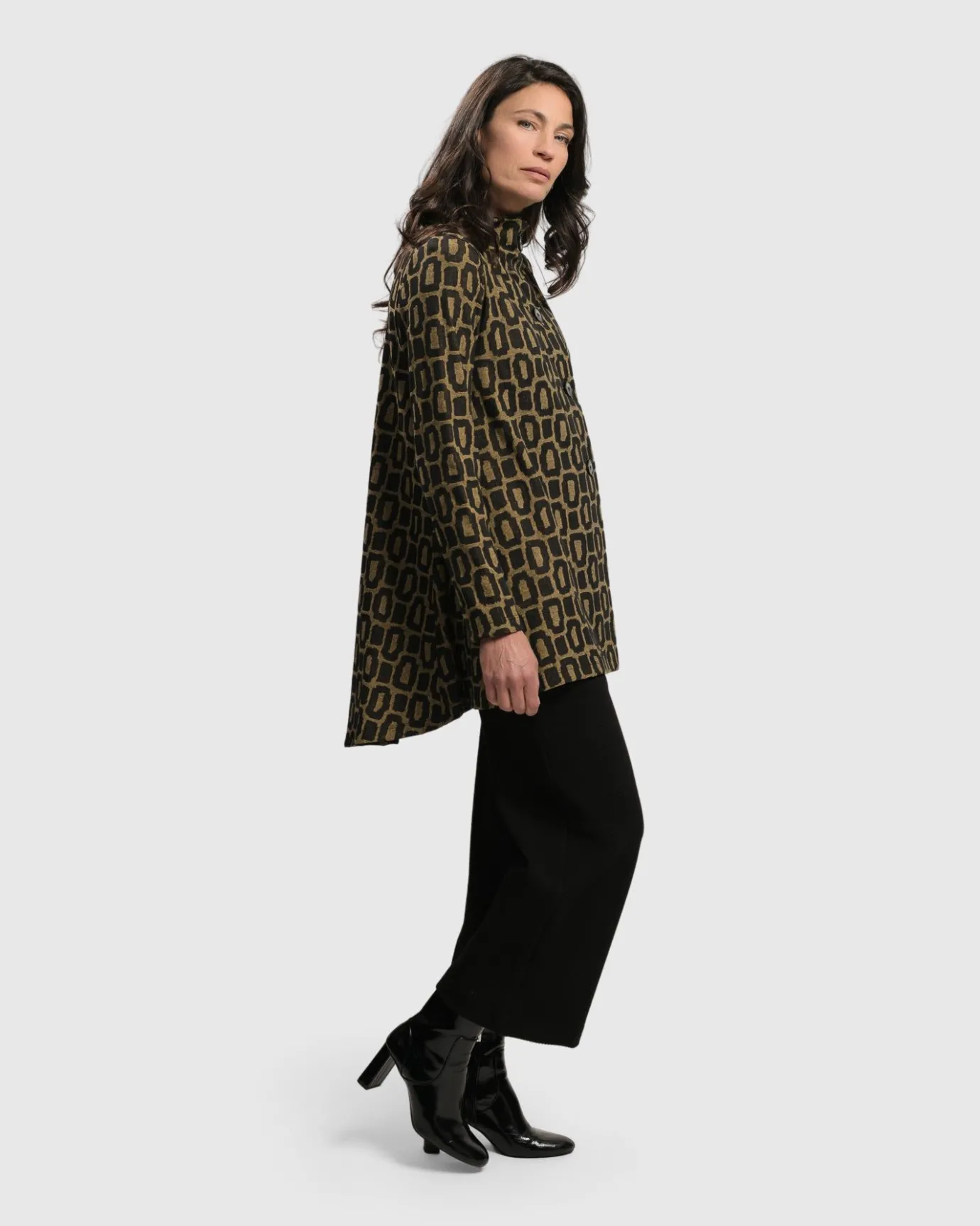 Women Alembika Jackets<Boutique Swing Jacket, Ochre