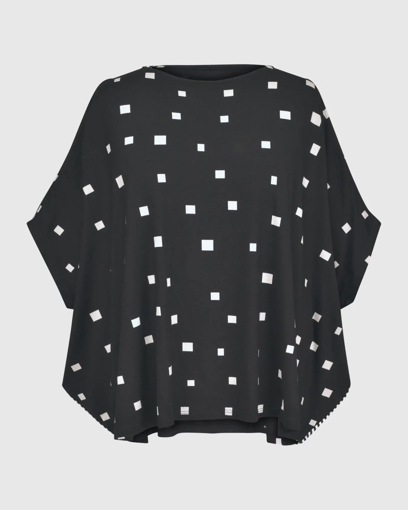 Women Alembika Tops & Tunics<Boxy Dolman Cutout Top, Squares