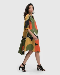 Women Alembika Dresses<Brenda Oversized Shirt Dress, Floral