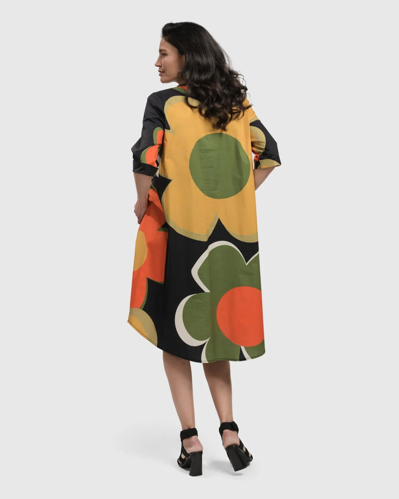 Women Alembika Dresses<Brenda Oversized Shirt Dress, Floral