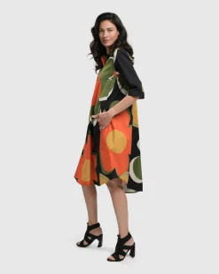 Women Alembika Dresses<Brenda Oversized Shirt Dress, Floral