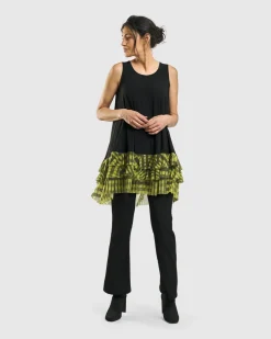 Women Alembika Tops & Tunics<Busy Bee Sleeveless Tunic Top, Yellow