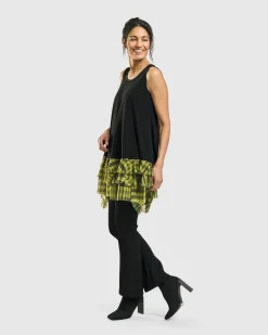 Women Alembika Tops & Tunics<Busy Bee Sleeveless Tunic Top, Yellow