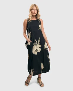 Women Alembika Dresses<Carla Pocket Dress, Roses