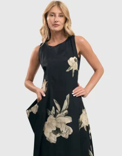 Women Alembika Dresses<Carla Pocket Dress, Roses