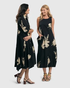 Women Alembika Dresses<Carla Pocket Dress, Roses