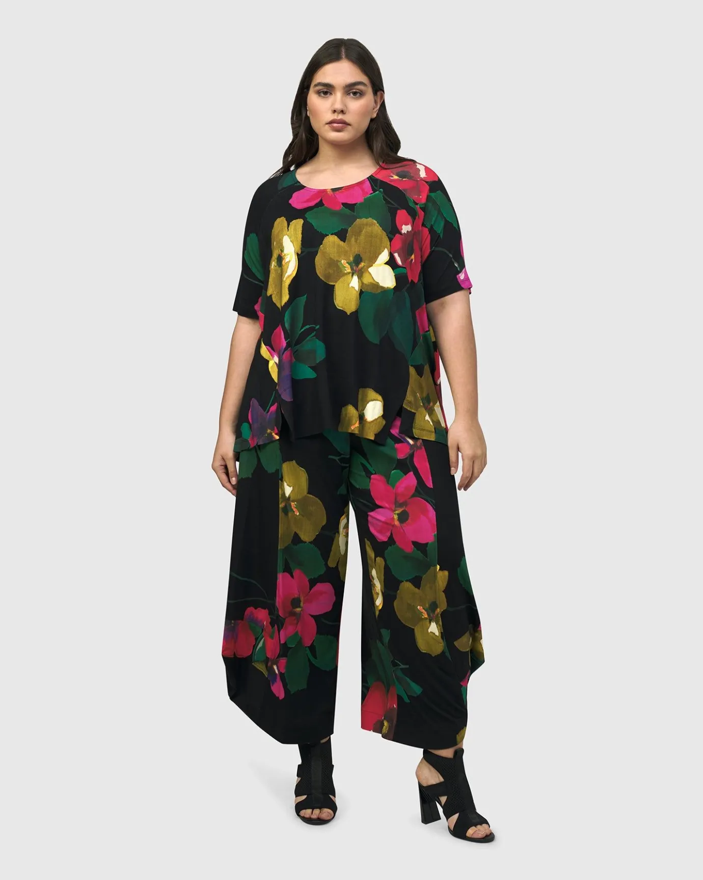 Women Alembika Plus<Catalonia Trapeze Top, Garden