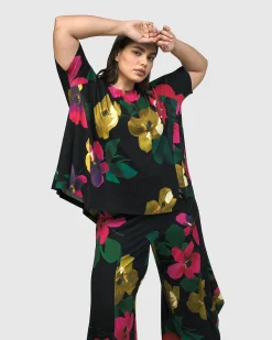 Women Alembika Tops & Tunics<Catalonia Trapeze Top, Garden