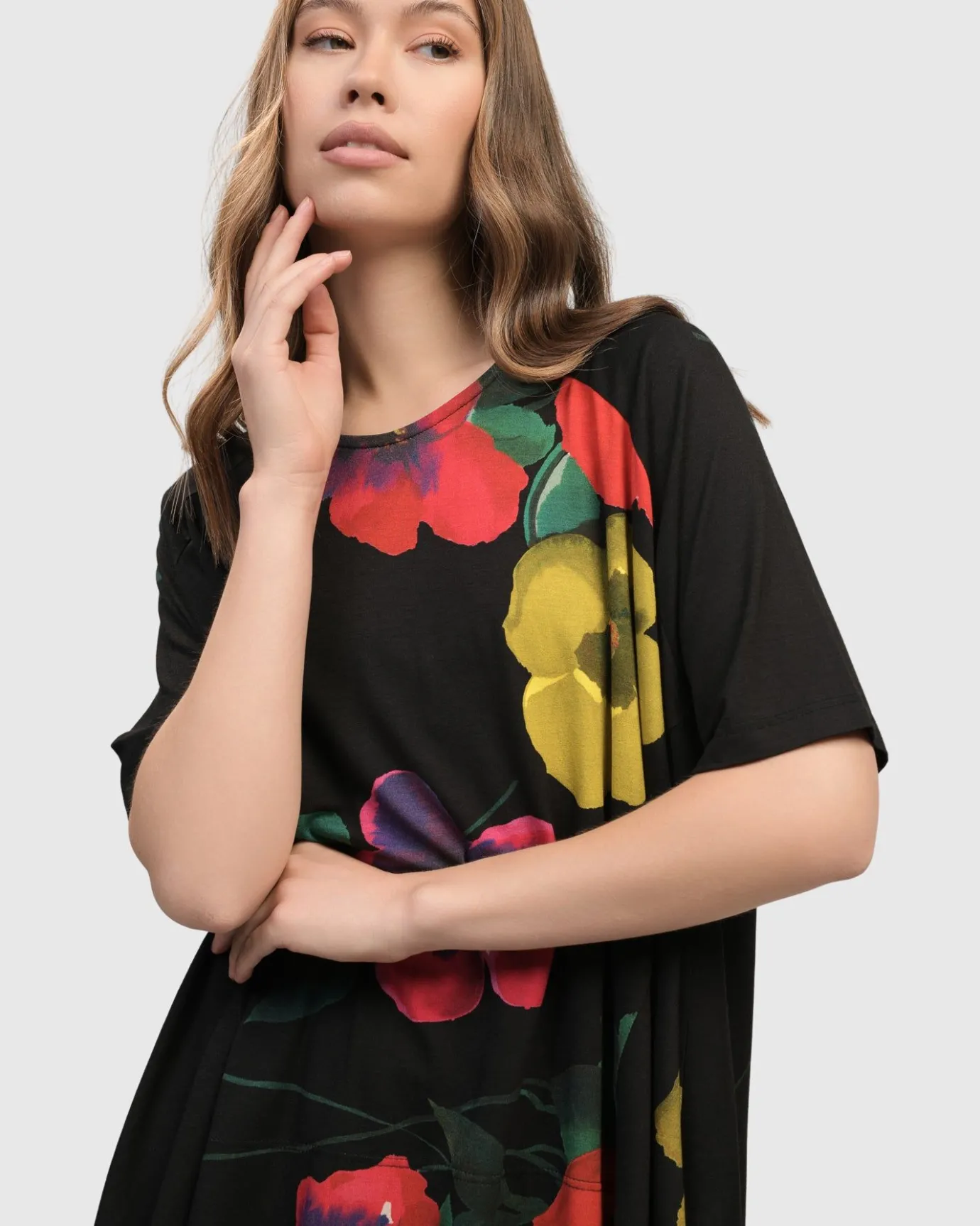 Women Alembika Tops & Tunics<Catalonia Trapeze Top, Garden