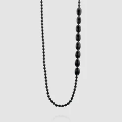 Women Alembika Jewelry<Catania Bead Necklace, Black