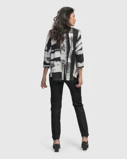 Women Alembika Tops & Tunics<Charisma, Cutaway Boxy Top, Grunge