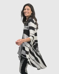 Women Alembika Tops & Tunics<Charisma Swing Hi-Lo Tunic Top, Grunge
