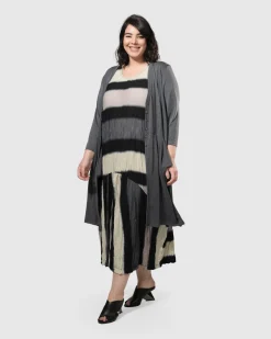 Women Alembika Dresses<Charlie Crinkle Tank Dress, Stripe