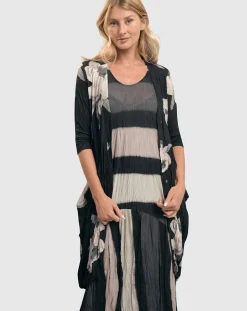 Women Alembika Dresses<Charlie Crinkle Tank Dress, Stripe