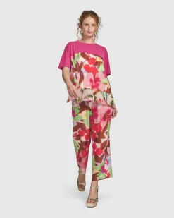 Women Alembika Pants & Skirts<Cherry Blossom Pants, Blush