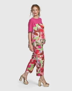 Women Alembika Pants & Skirts<Cherry Blossom Pants, Blush