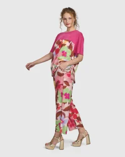 Women Alembika Pants & Skirts<Cherry Blossom Pants, Blush