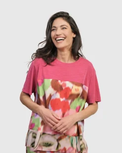Women Alembika Tops & Tunics<Cherry Blossom Tee, Blush