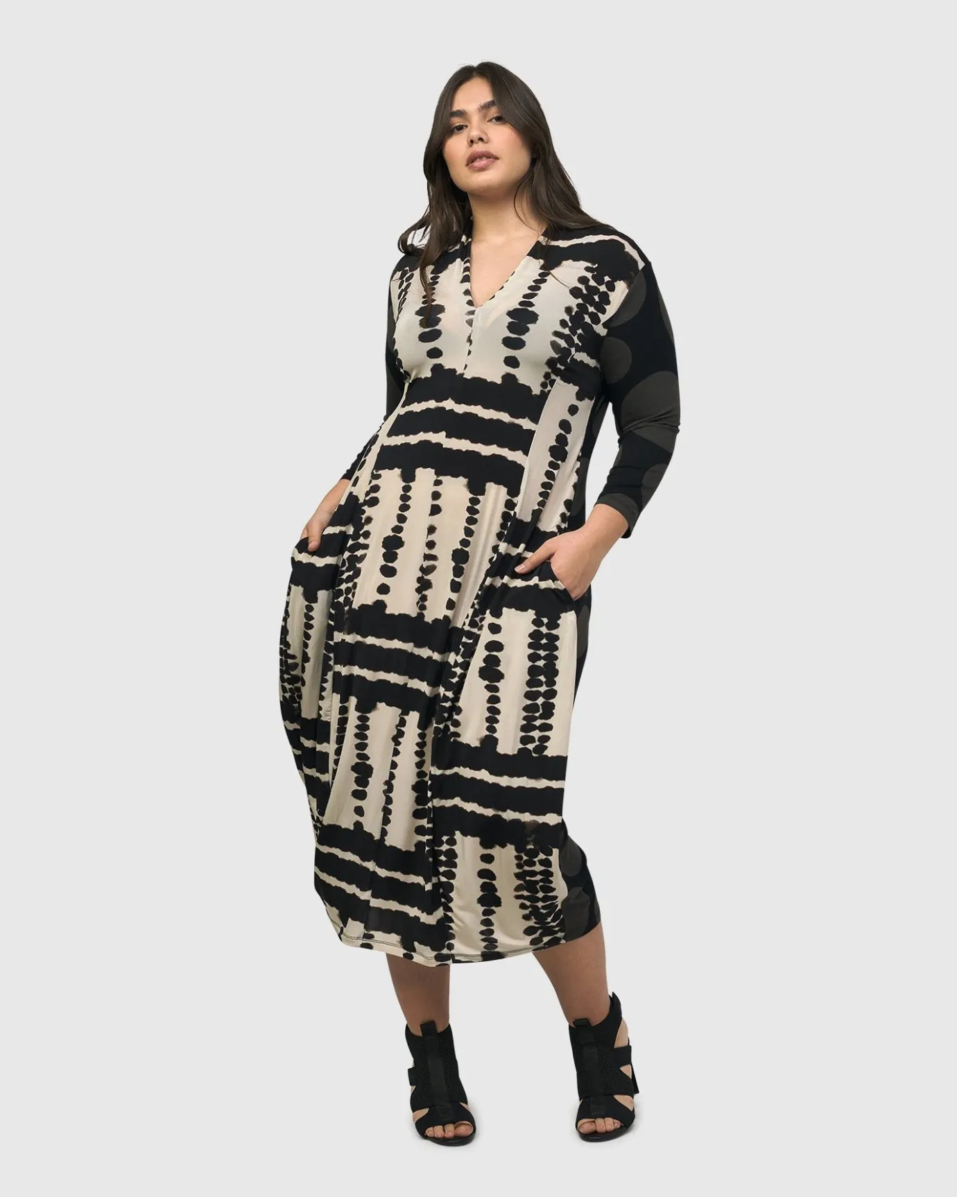 Women Alembika Dresses<Chicha Cocoon Dress, Savanna