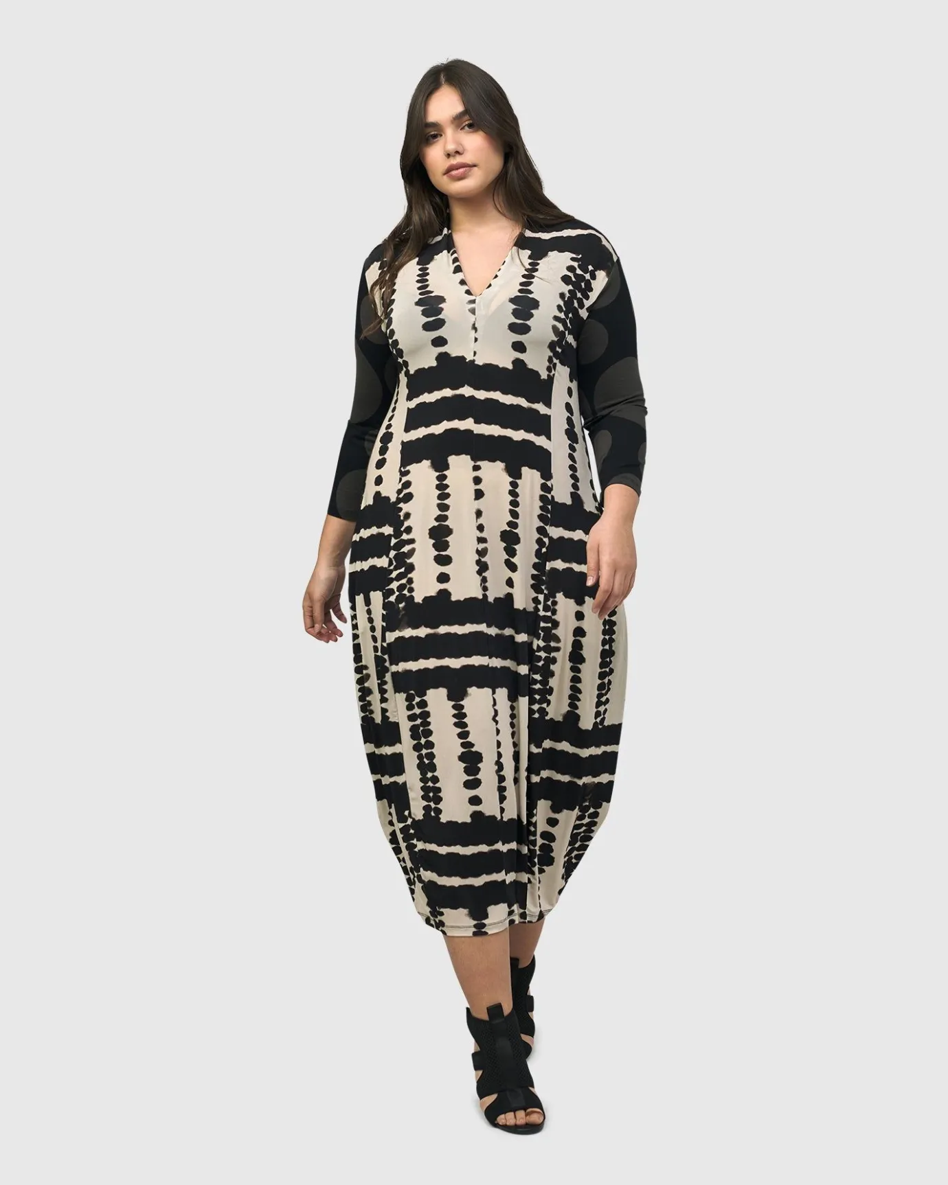 Women Alembika Dresses<Chicha Cocoon Dress, Savanna