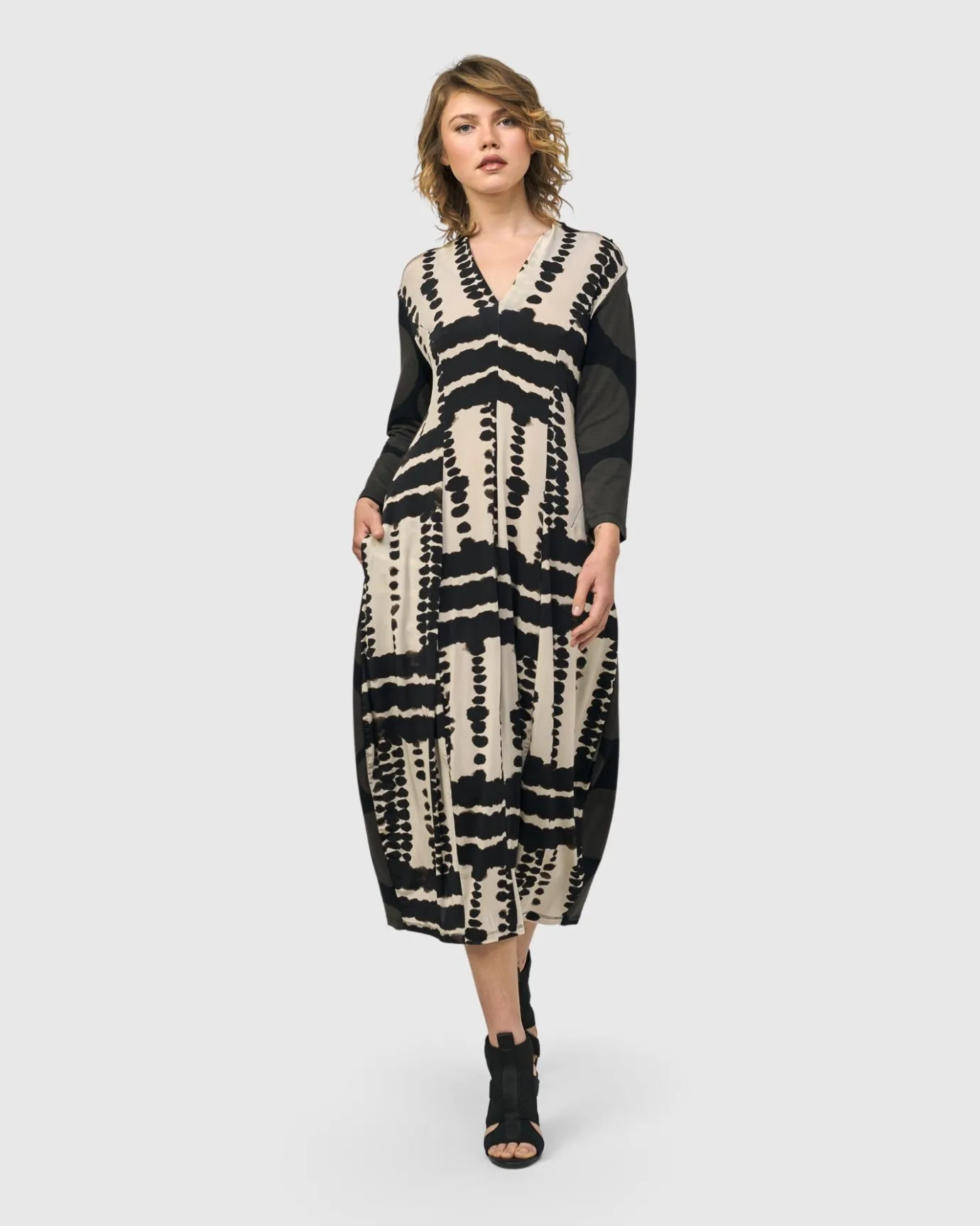 Women Alembika Dresses<Chicha Cocoon Dress, Savanna