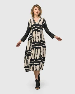 Women Alembika Plus<Chicha Cocoon Dress, Savanna