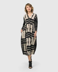Women Alembika Plus<Chicha Cocoon Dress, Savanna
