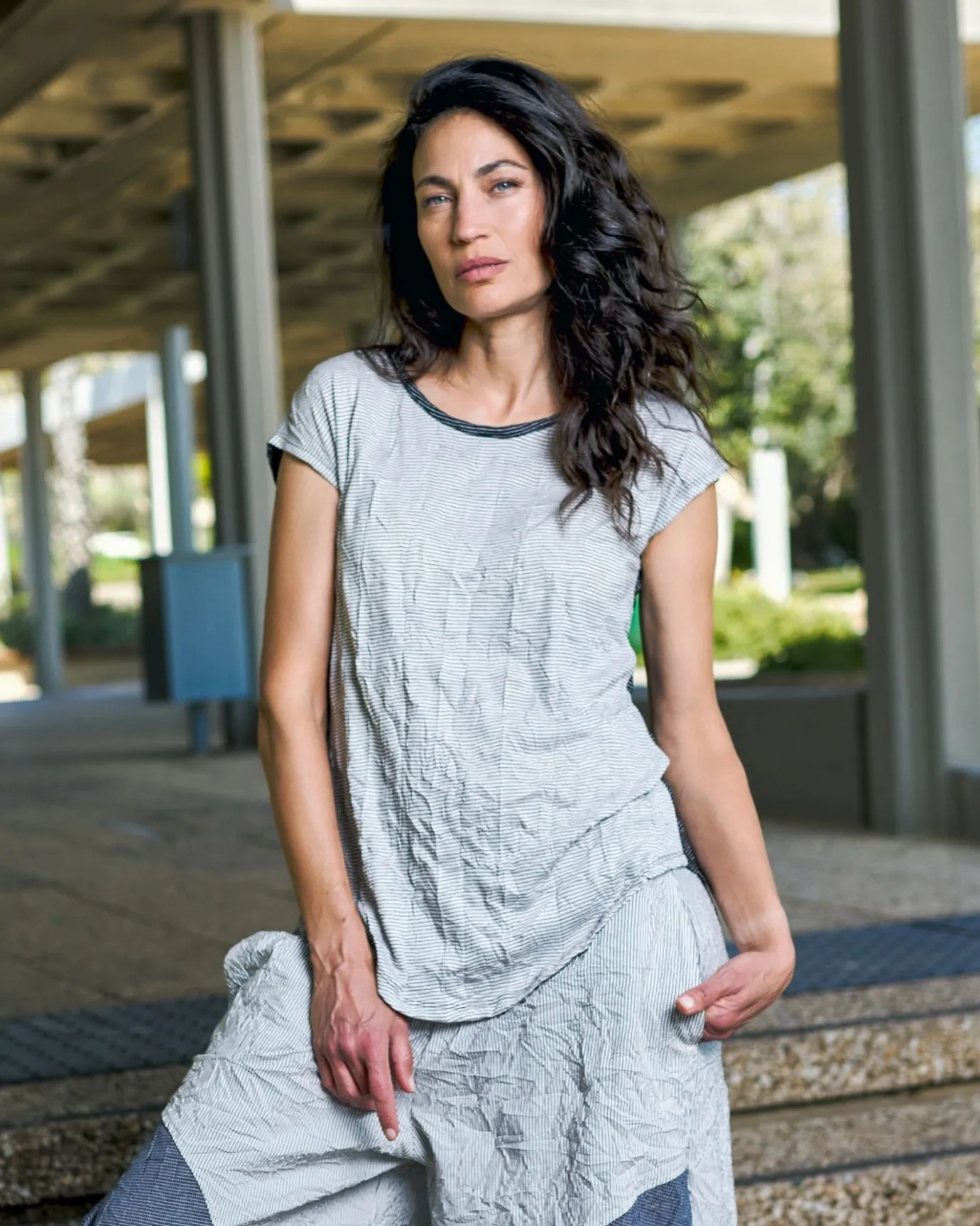 Women Alembika Tops & Tunics<Circe Weekend Tee, Stripes